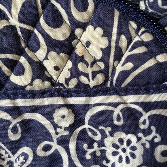 Vera Bradley Laptop backpack. Twirly birds navy - Picture 9 of 9